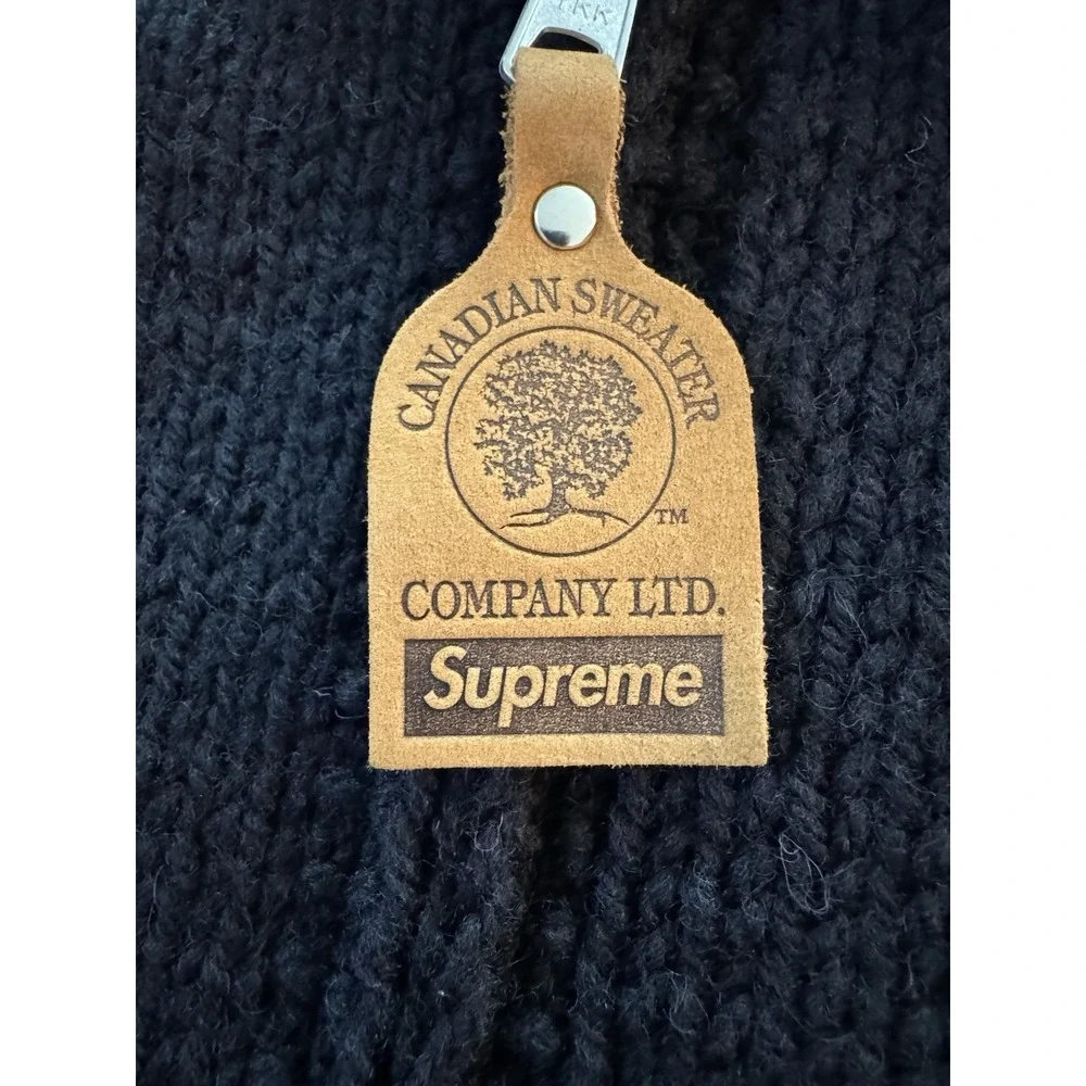 Supreme Child of Hell Cowichan‎ Sweater Black, Red FW24 Mens L. New Coat